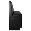 3 Channels Back Restaurant Booth with Padded Base - Bar Height19f908050bf49ddccd