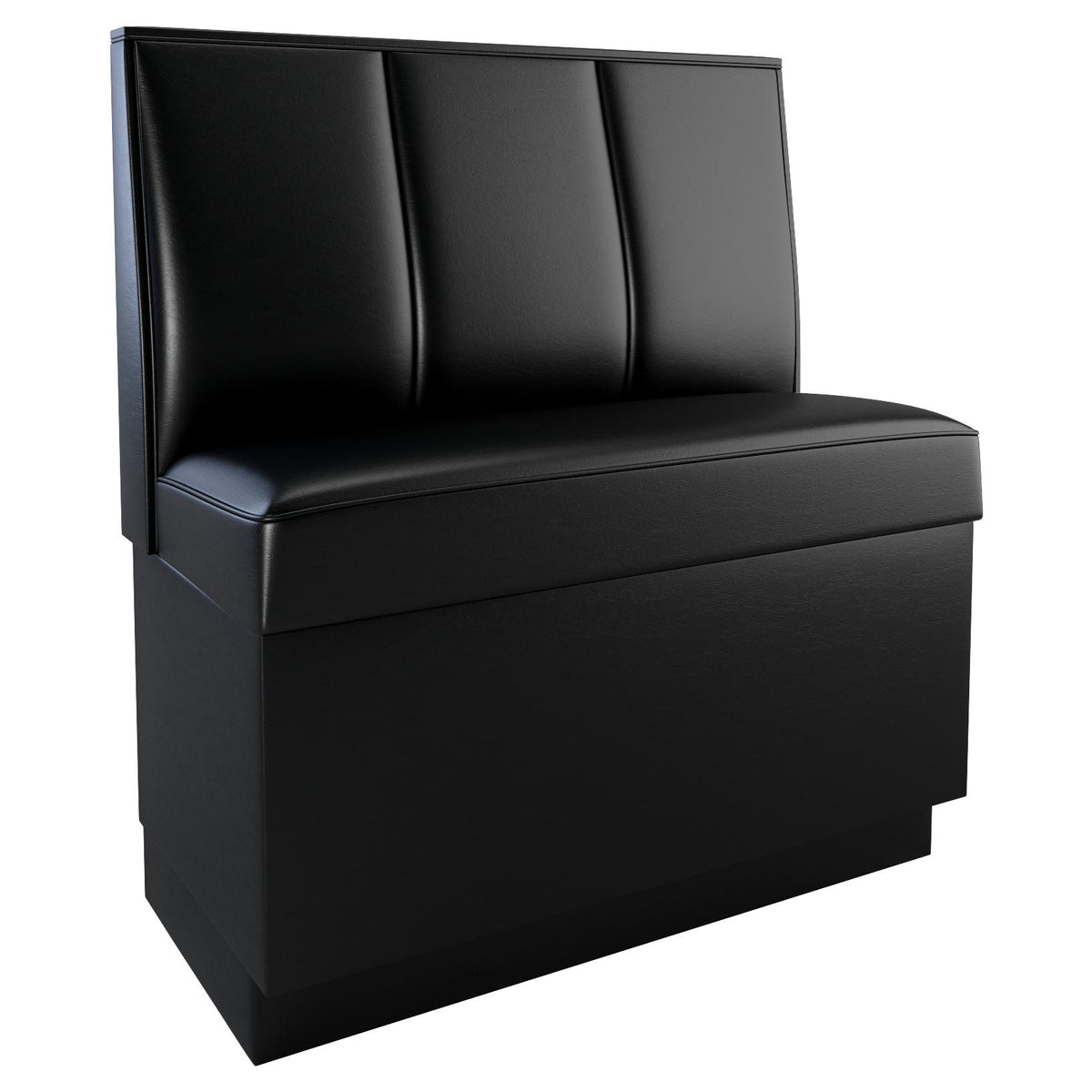 3 Channels Back Restaurant Booth with Padded Base - Bar Height19f908050bf19ec71e