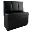 3 Channels Back Restaurant Booth with Padded Base - Bar Height19f908050bf19ec71e