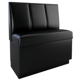 3 Channels Back Restaurant Booth with Padded Base - Bar Height19f908050bf19ec71e
