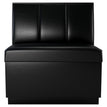 3 Channels Back Restaurant Booth with Padded Base - Bar Height19f908050bf31965c4