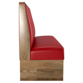 3 Channels Back Restaurant Booth with Laminate Base19a11bc5f4355eebe0