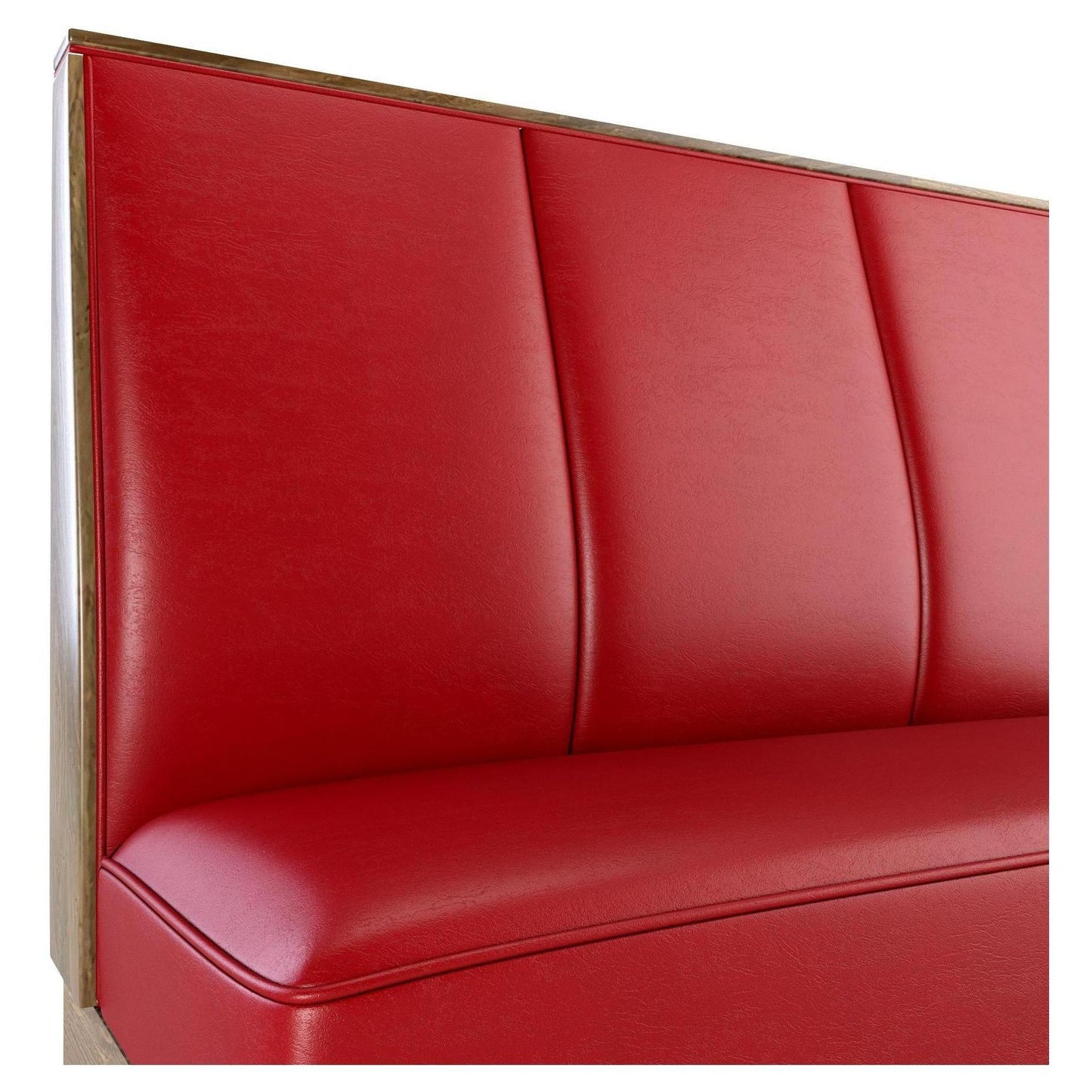 3 Channels Back Restaurant Booth with Laminate Base19a11bc5f432c30f09