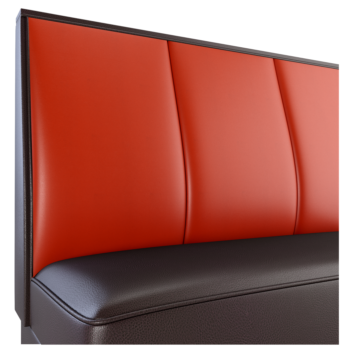 3 Channels Back Restaurant Booth with Metal Legs - Bar Height19f907ec4714a83c9b