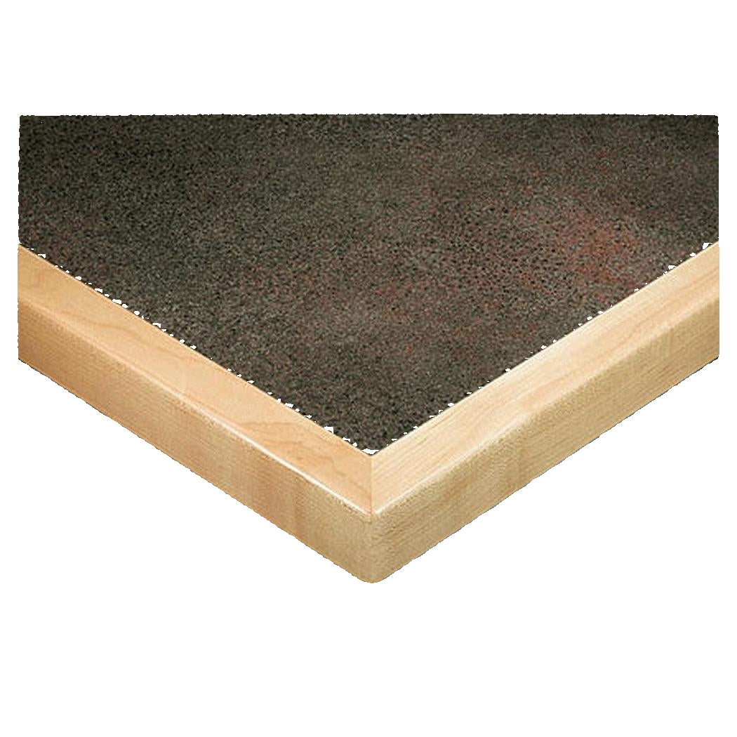 1-3/4in Laminate Inlay Table Top with Wood Edge Laminate Inlay ...