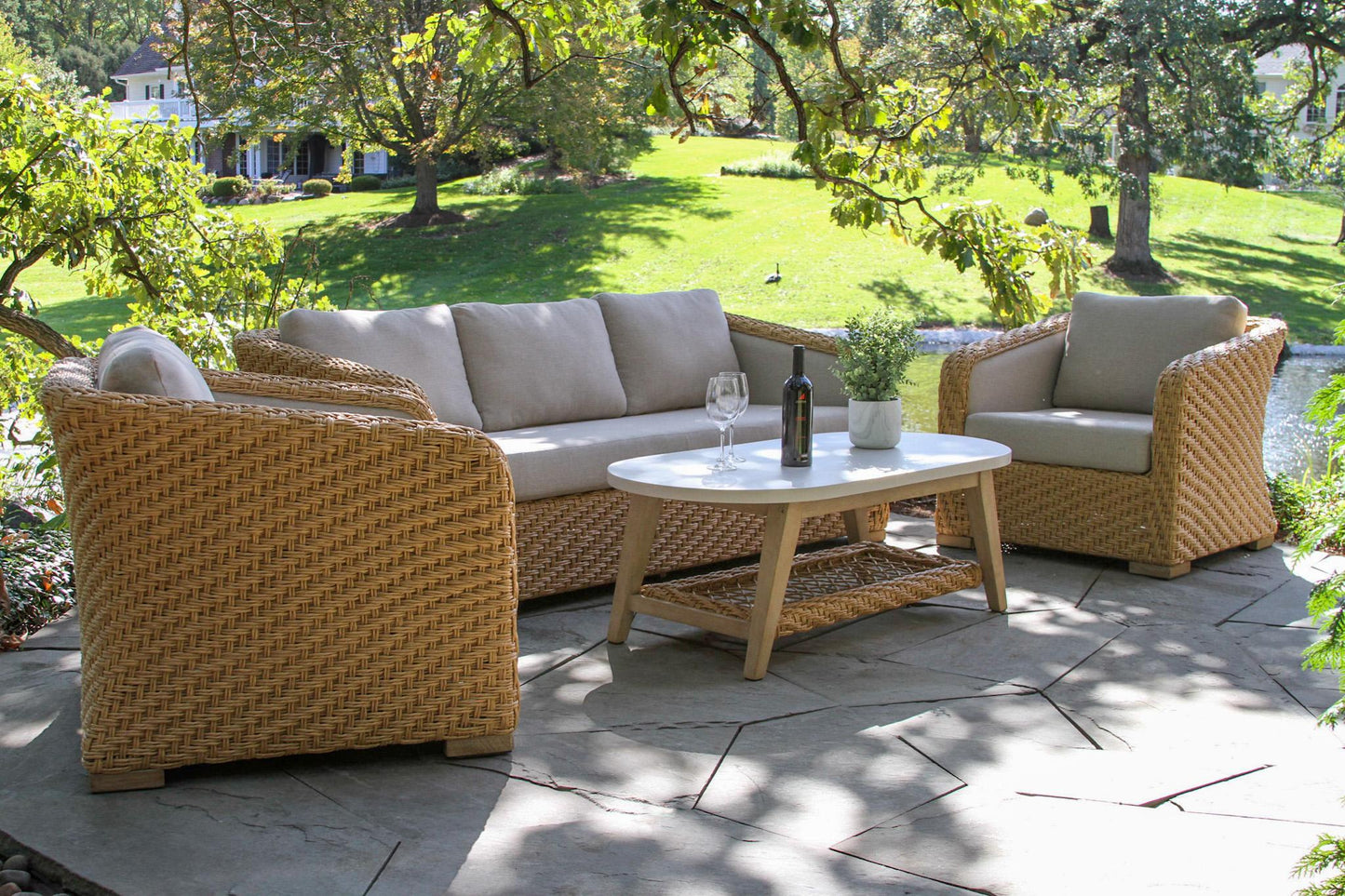 Sahara Outdoor Wicker Sofa