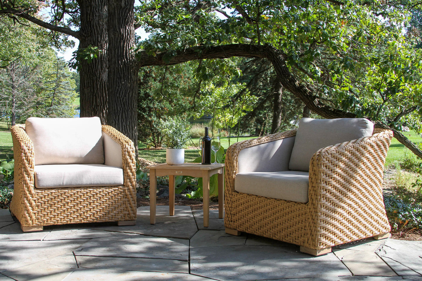 Sahara Outdoor Wicker Arm Chair