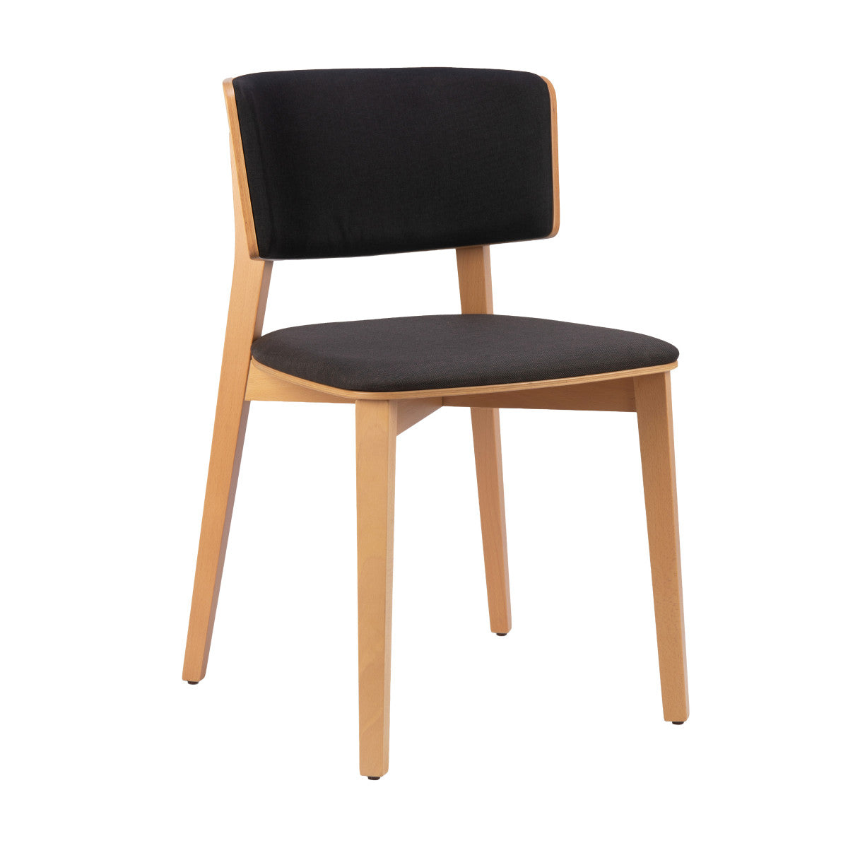 Marlowe Fully Upholstered Wood Restaurant Chair