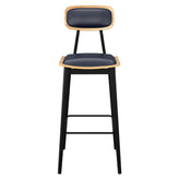 Basel Metal Bar Stool with Padded Back19b8f9a96104161209