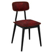 Basel Metal Chair with Padded Wood Back19b8fa261c31210b92