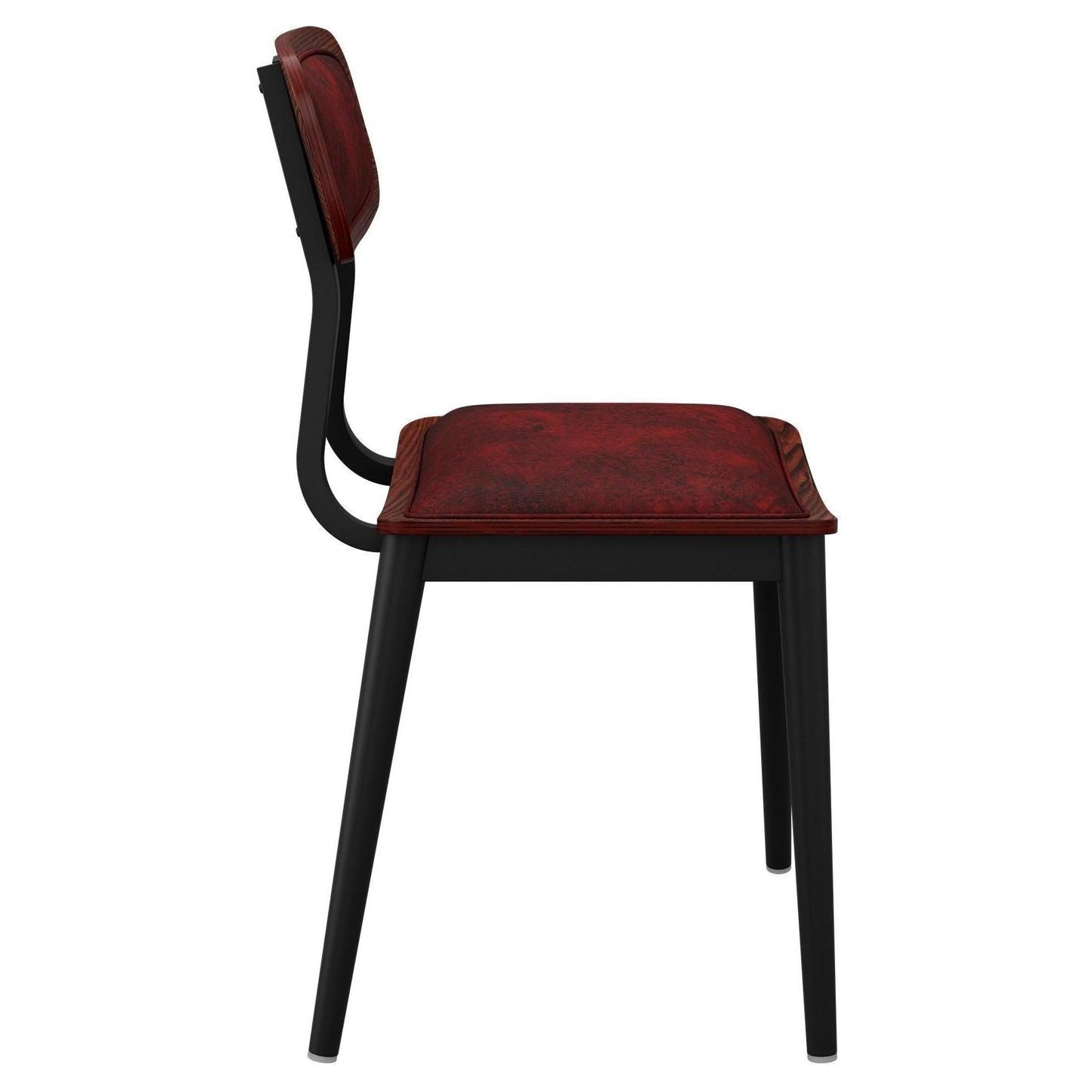 Basel Metal Chair with Padded Wood Back19b8fa261c3214c1a7