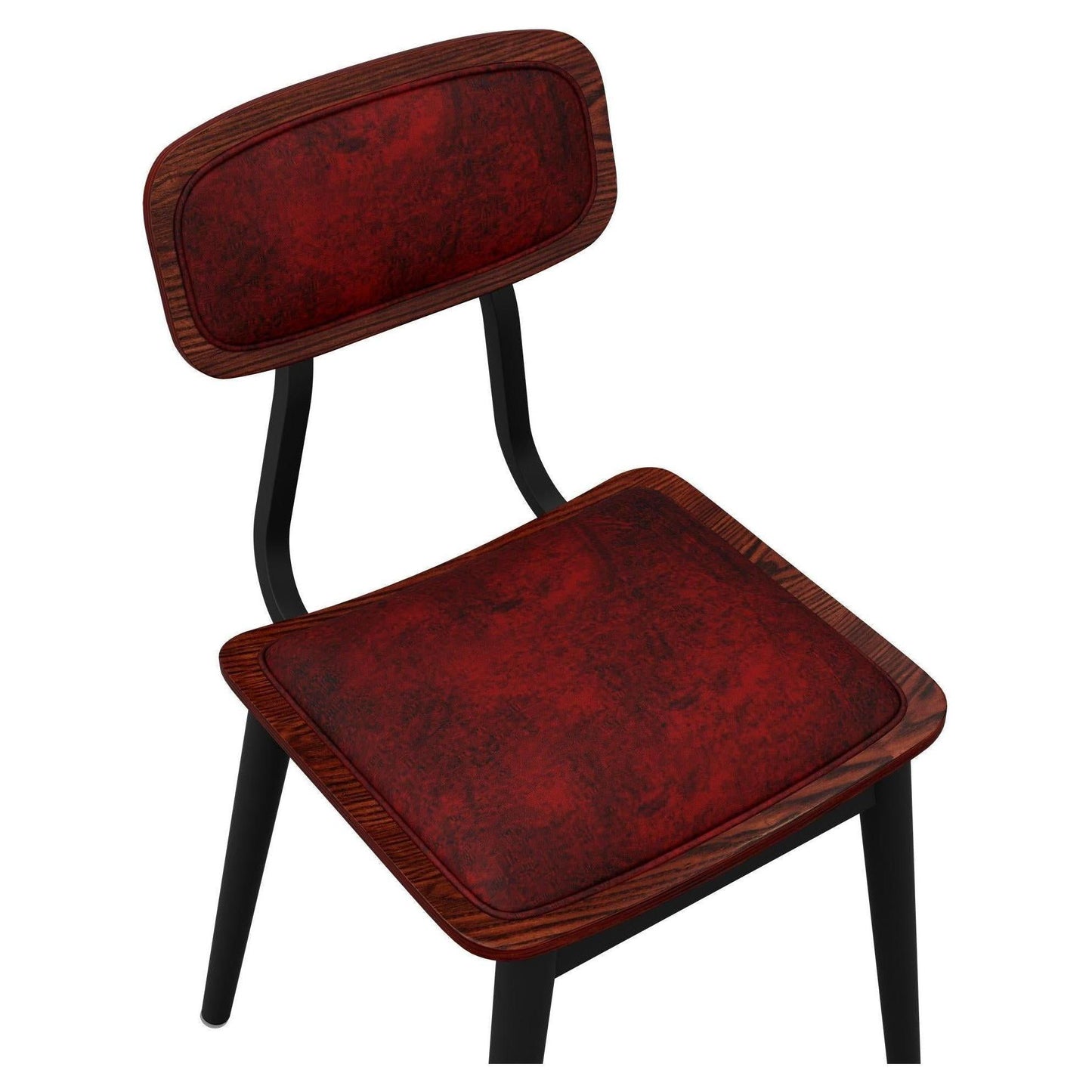 Basel Metal Chair with Padded Wood Back19b8fa261c310db15