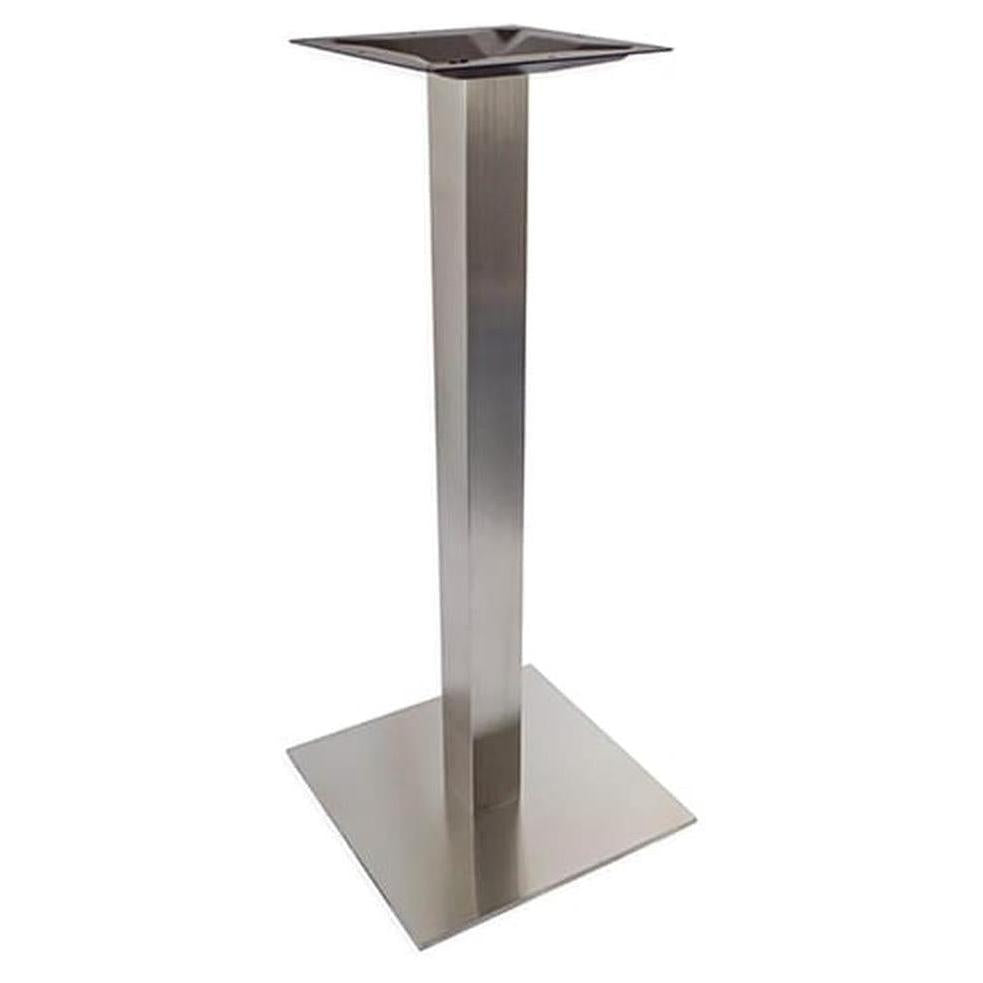5000 Series Verona Stainless Steel Square Table Bases with Square ...