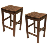 Eucalyptus Outdoor Pub Style Stools