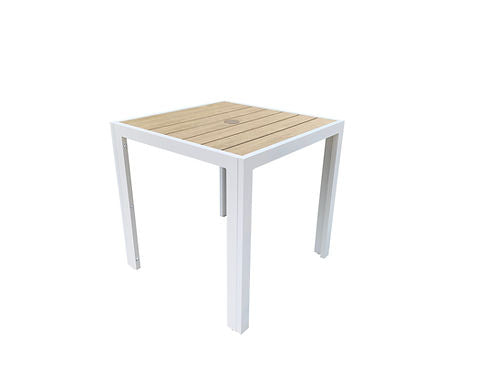 Durango Outdoor Square Aluminum Dining Height Table