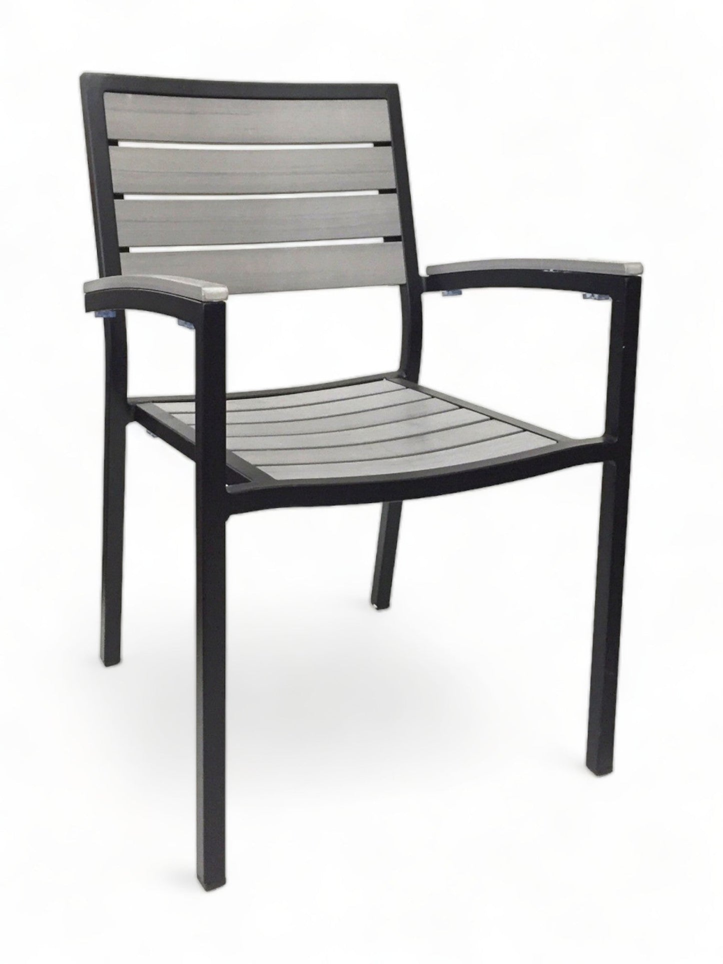 Outdoor Gray Teak Armchair