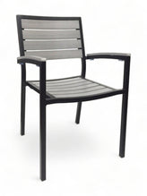 Outdoor Gray Teak Armchair