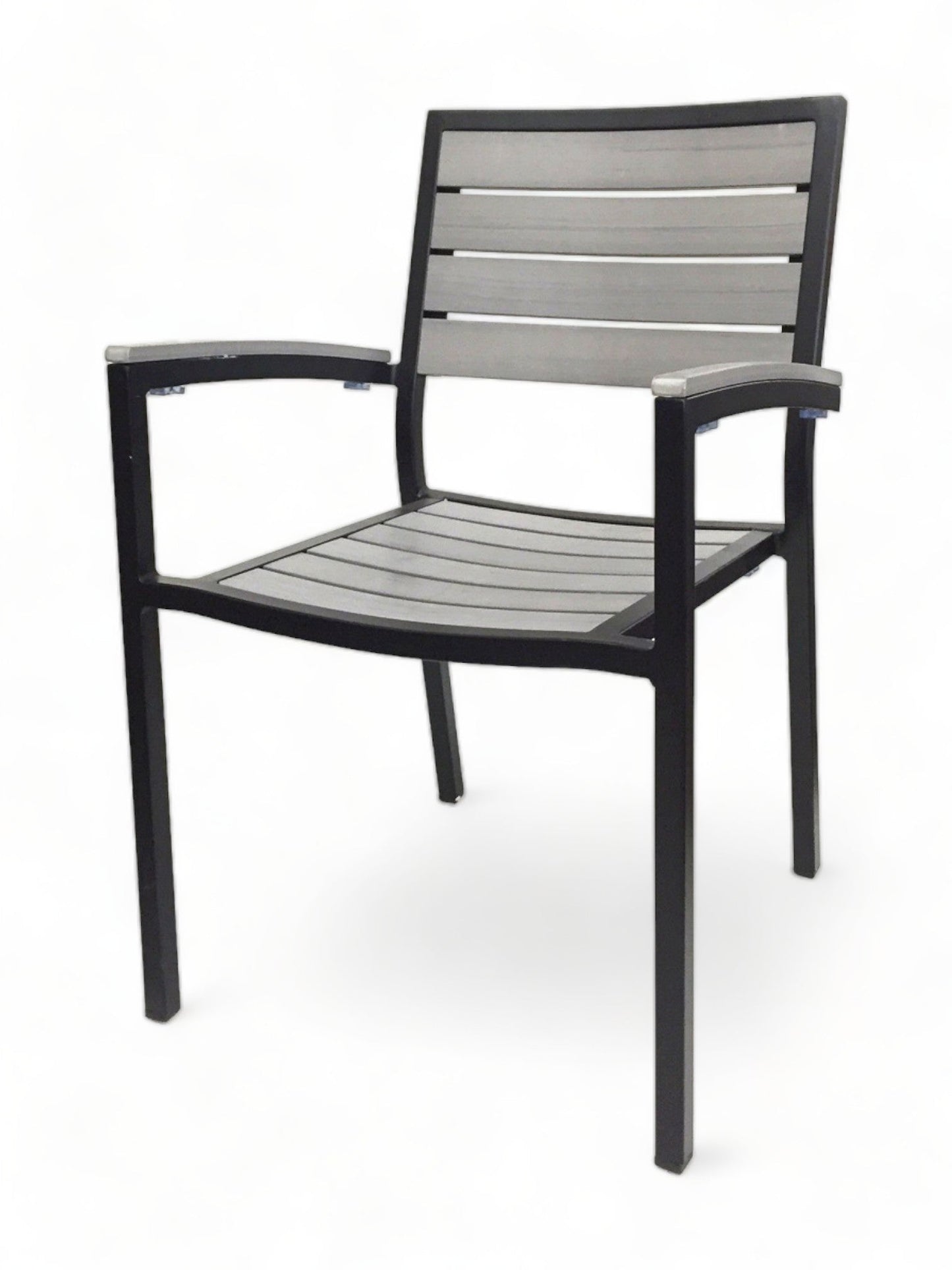 Outdoor Gray Teak Armchair