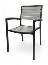 Outdoor Gray Teak Armchair
