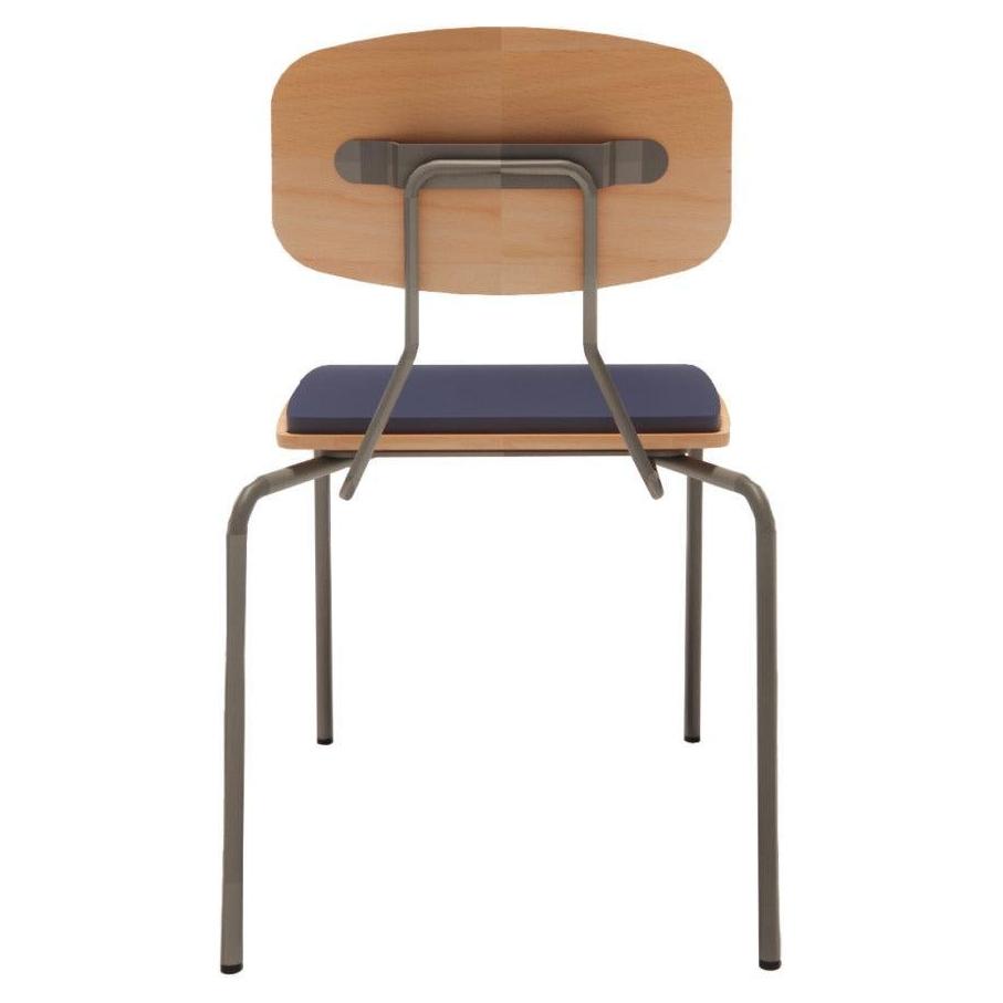 Cascade Metal Upholstered Stacking Chair