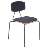 Cascade Metal Upholstered Stacking Chair