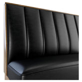 6 Channels Back Restaurant Booth with Laminate Base19a11886d7a36b9873