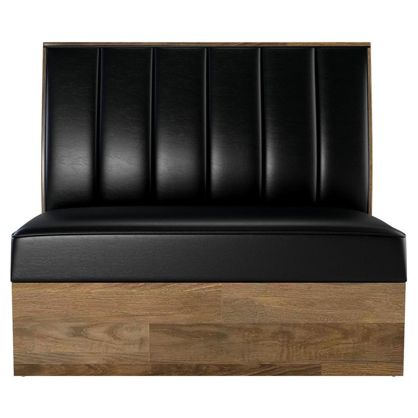 6 Channels Back Restaurant Booth with Laminate Base19a11886d7a6f8b3e6