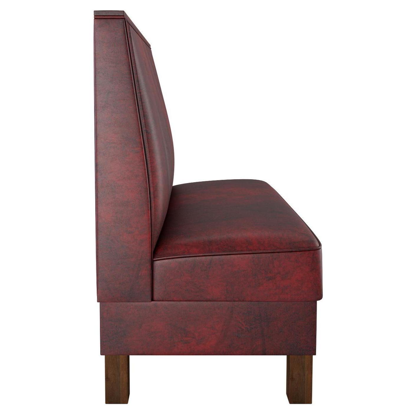 6 Channels Back Booth with Legs198ad1f4a3361a1c76