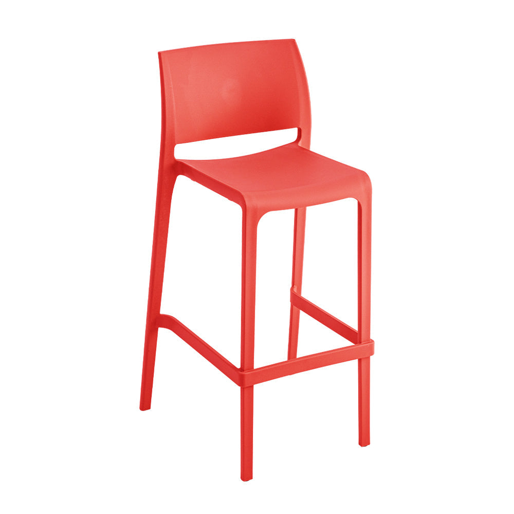 Sensilla Outdoor Resin Bar Stool