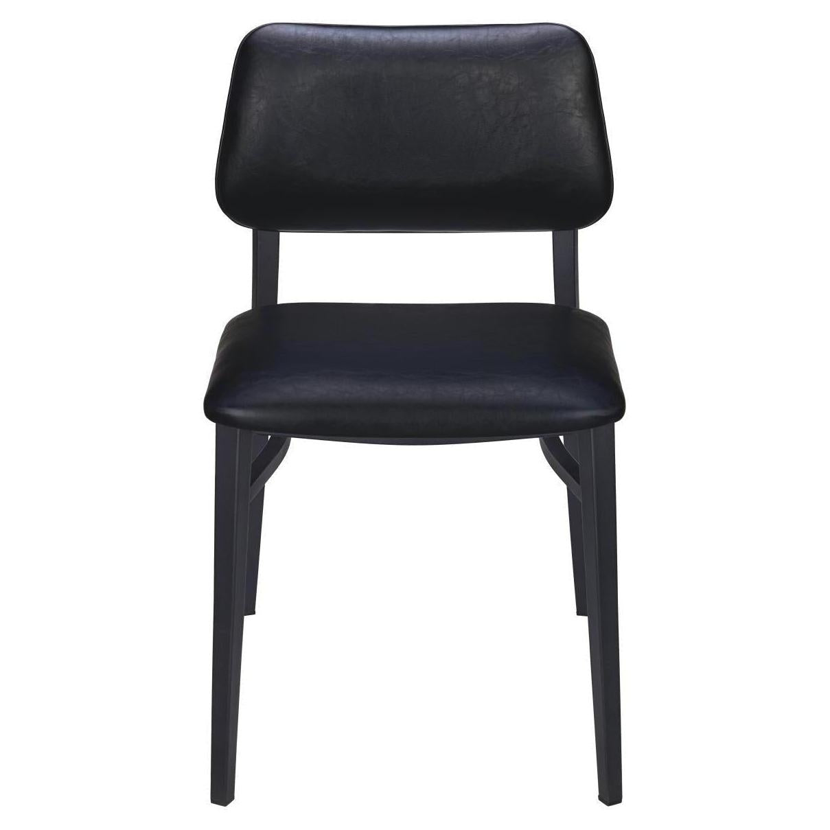 Luca Metal Chair with Padded Back19a20c966f373ddd95