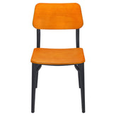 Luca Metal Chair with Wood Seat and Back and Black Frame19ba4c69dfb1a1fcc9