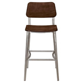 Luca Metal Bar Stool with Wood Back19ba4a9b3c443ee153
