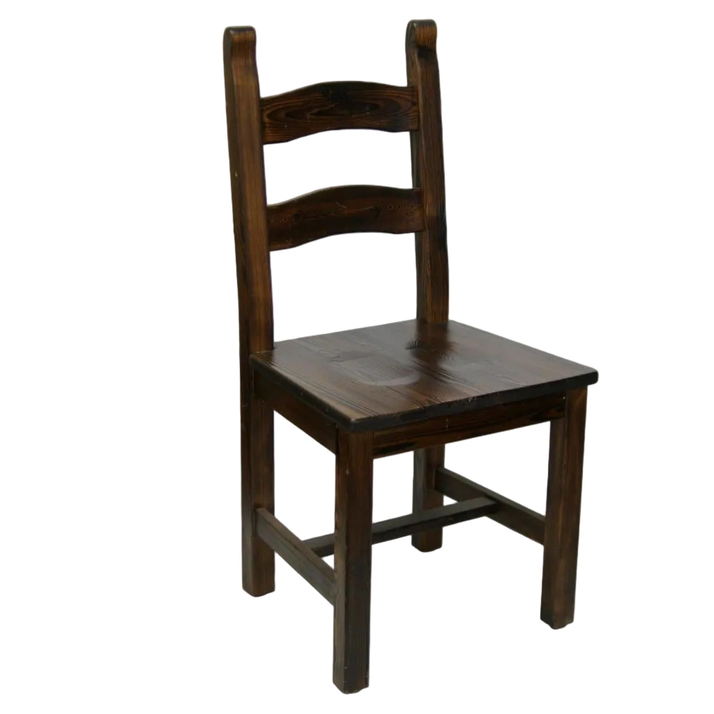Pinewood Carbonized Side Chair