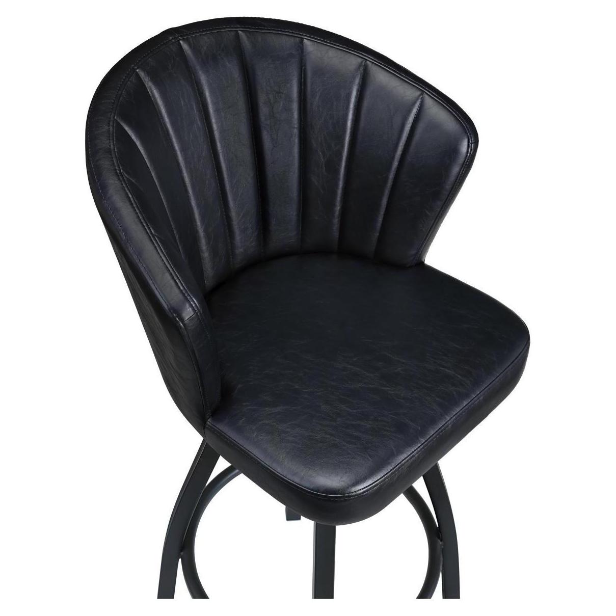 Premium Aria Swivel Metal Bar Stool19ba43dc64d6293fc3