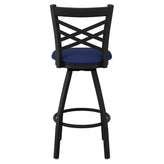 Swivel X Back Metal Bar Stool19c43ef9e3053dc118