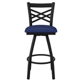 Swivel X Back Metal Bar Stool19c43ef9e305fbe5e8