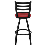 Swivel Ladder Back Metal Bar Stool19c43f4ba283303ce0