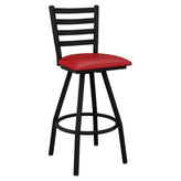 Swivel Ladder Back Metal Bar Stool19c43f4ba2853ced87