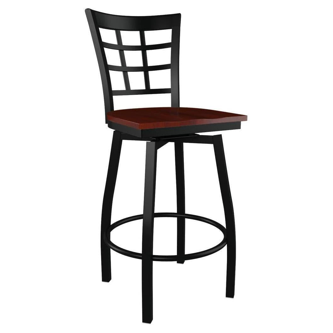 Window Back Swivel Bar Stool19c43fa35553e9196e