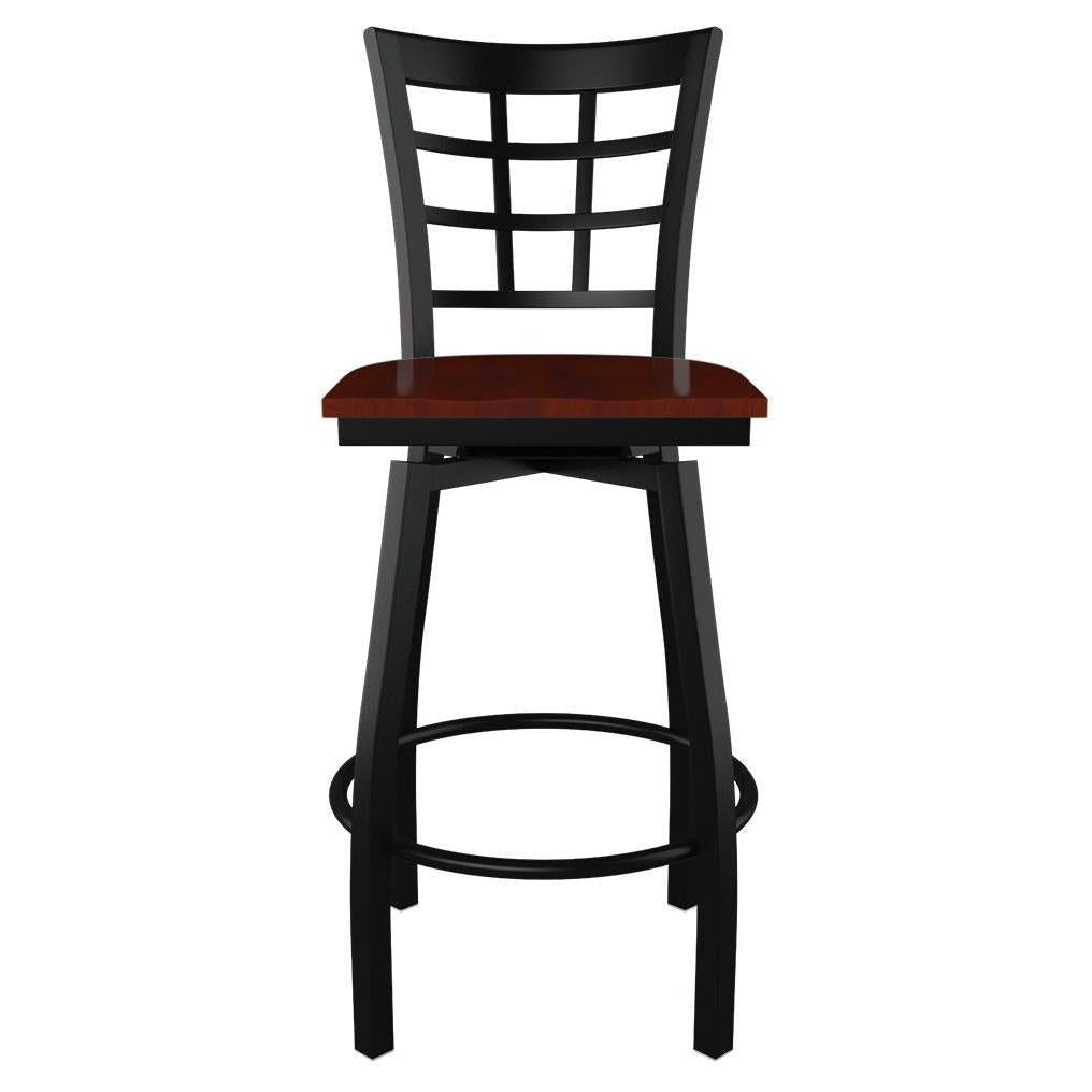 Window Back Swivel Bar Stool19c43fa355569ad710
