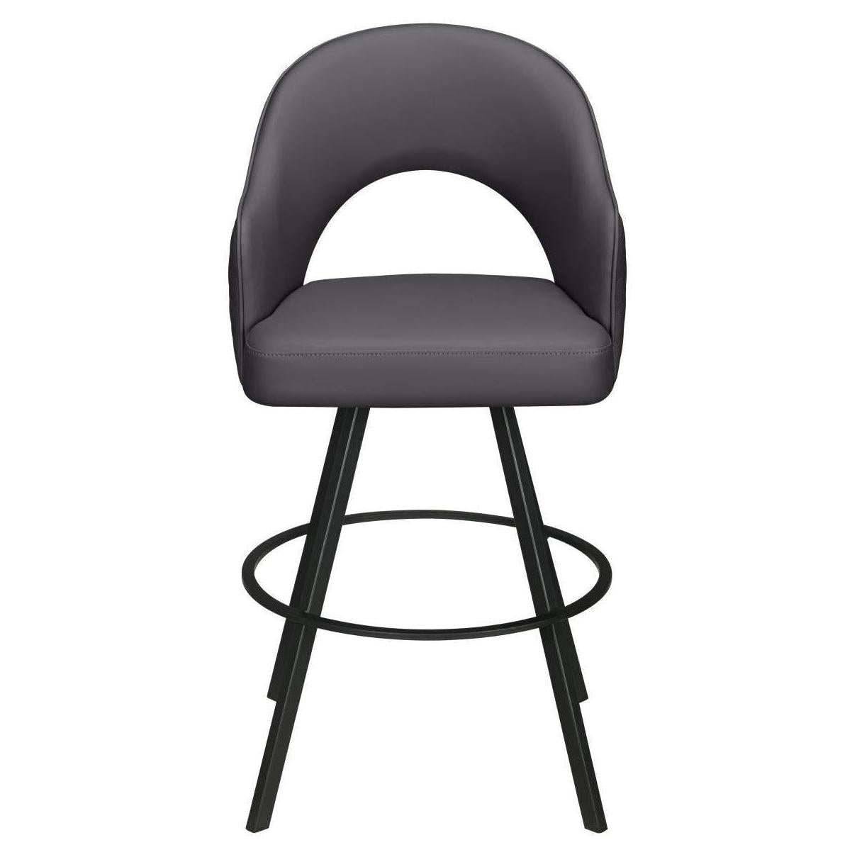 Invicta Premium Bucket Swivel Bar Stool with Circular Frame19b9e6e611954d9926