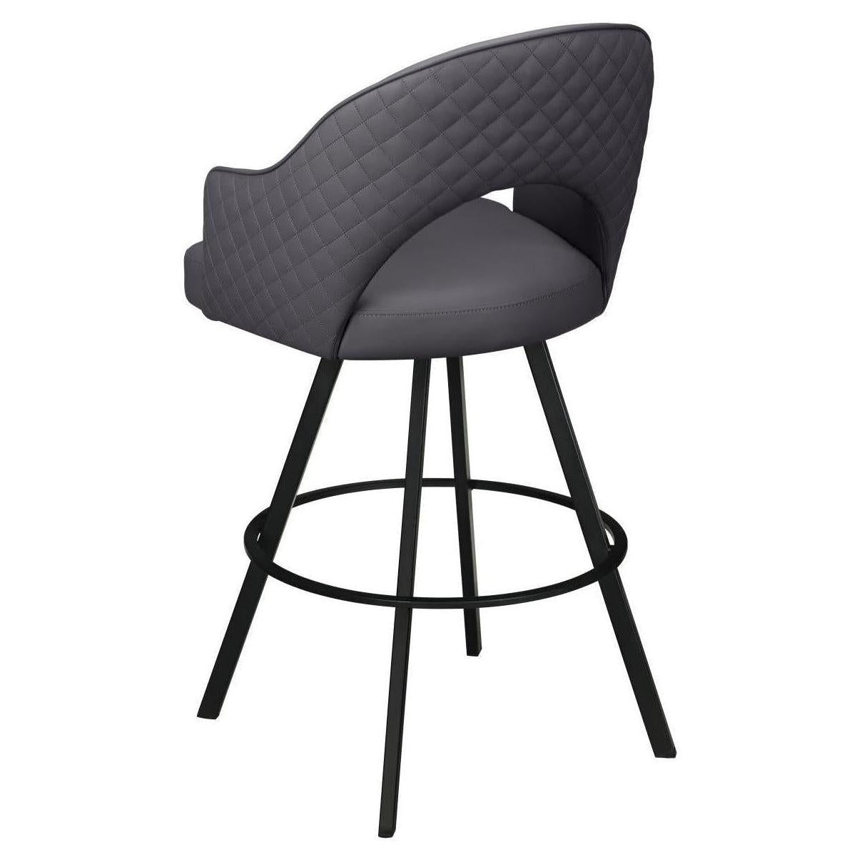 Invicta Premium Bucket Swivel Bar Stool with Circular Frame19b9e6e61196aa2f76