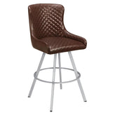 Premium Savino Swivel Bar Stool with Circular Frame19ba44bc5ec5cfac00