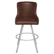 Premium Savino Swivel Bar Stool with Circular Frame19ba44bc5ec42fe940