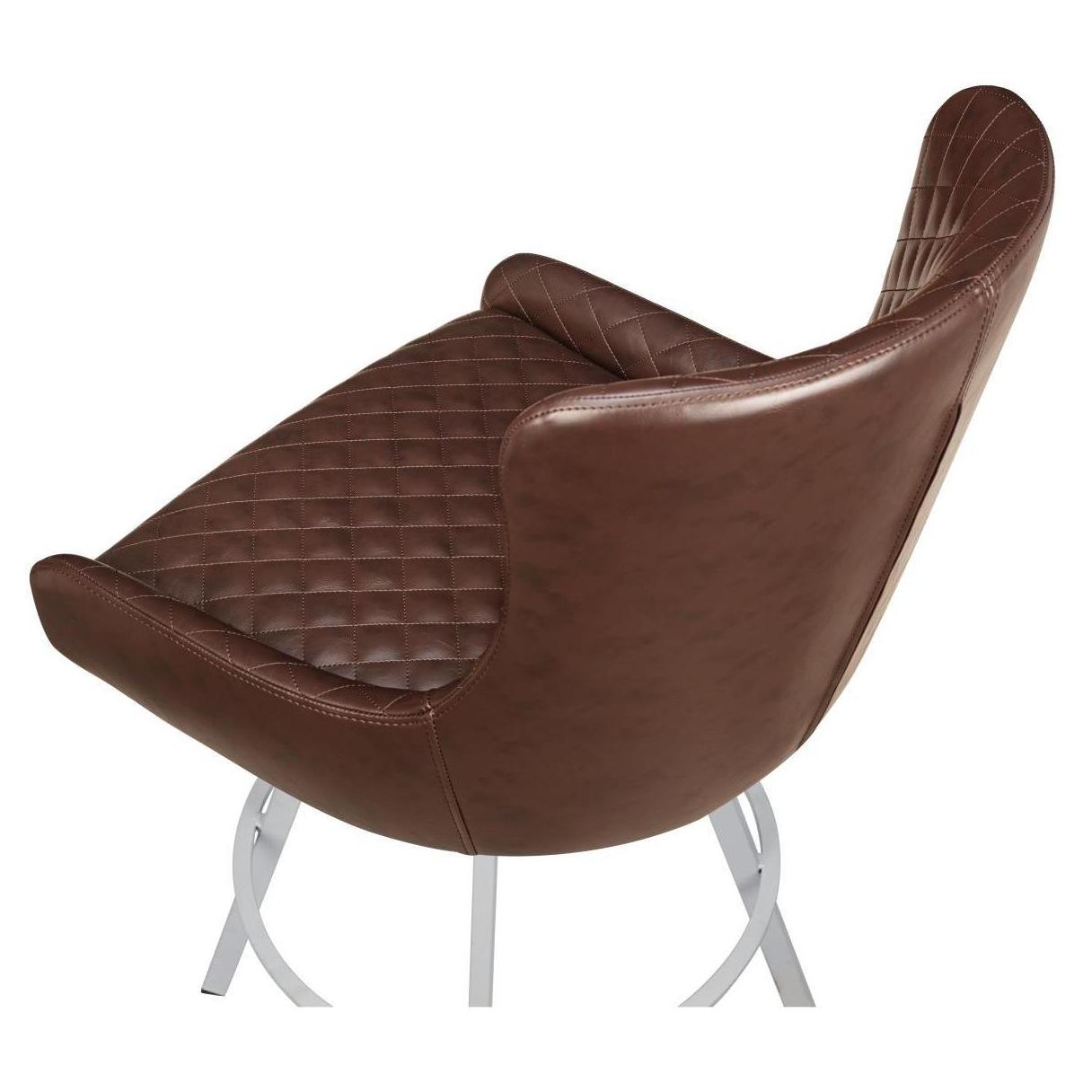 Premium Savino Swivel Bar Stool with Circular Frame19ba44bc5ec334ec8