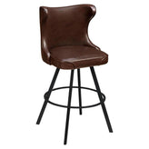 Darlo Premium Bucket Swivel Bar Stool with Circular Frame19b8fdcb3cf61d9507