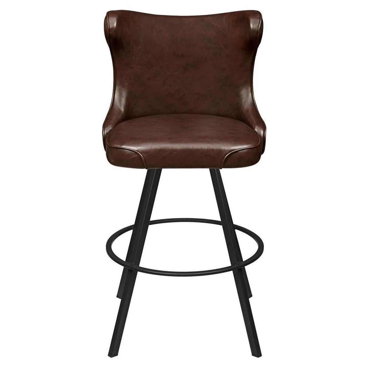 Darlo Premium Bucket Swivel Bar Stool with Circular Frame19b8fdcb3cf5323b98