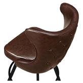 Darlo Premium Bucket Swivel Bar Stool with Circular Frame19b8fdcb3cf452a338