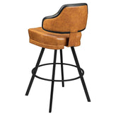 Valentino Premium Casino Bucket Bar Stool with Circular Frame19cd30f2e811b3ff7f