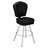 Remi 3-Channel Premium Casino Bucket Bar Stool with Circular Frame19cd32e65c03a0007c